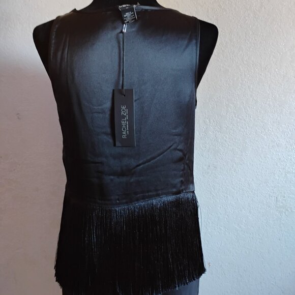 NWT Rachel Zoe 2 (two) piece fringe tank top and skirt set. Small. - Picture 6 of 11